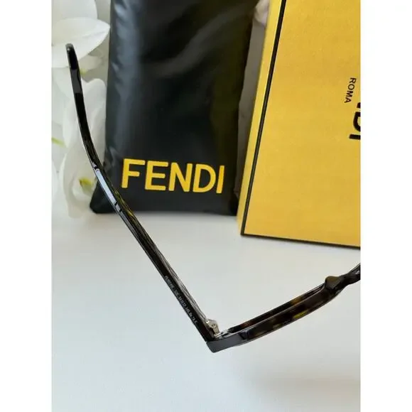 NEW Fendi FE40144I Brown Unisex Sunglasses